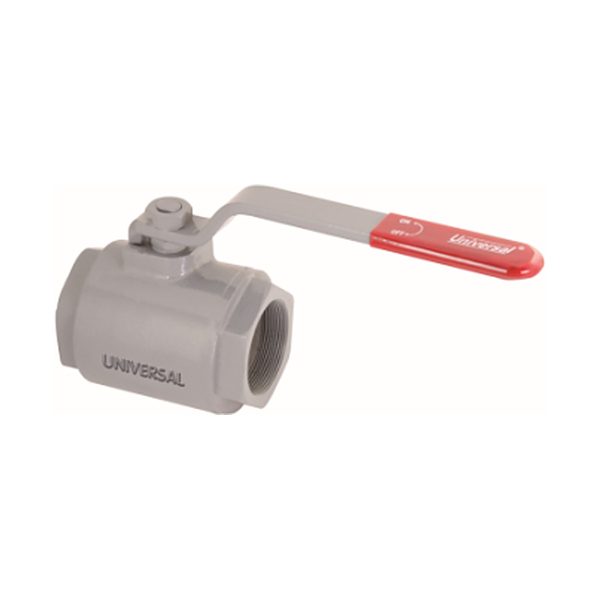 Cast Iron 1 Piece Ball Valve – Screwed / Flanged End