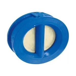 Cast Iron Dual Plate Check Valve – Wafer Type, NBR Seat (WCB / SS Disc)