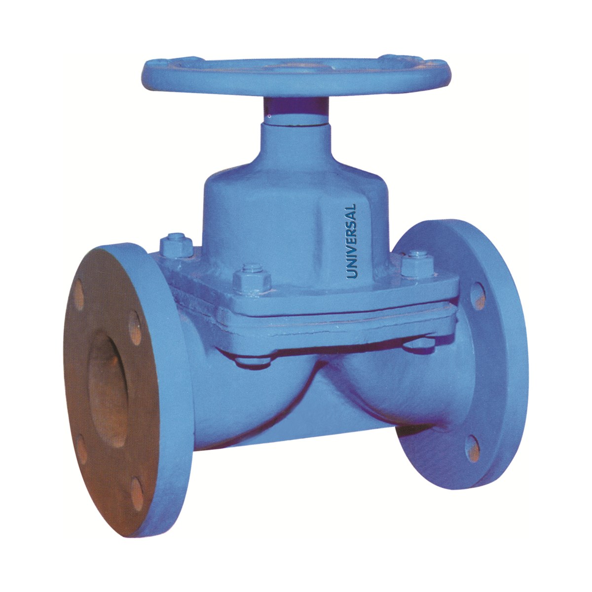 Cast Iron Rubber Lined Diaphragm Valve – Flanged End