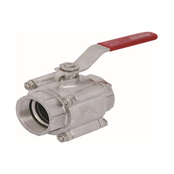 Investment Casting 3 Piece Ball Valve – Screwed End (SS 304 / SS 316)