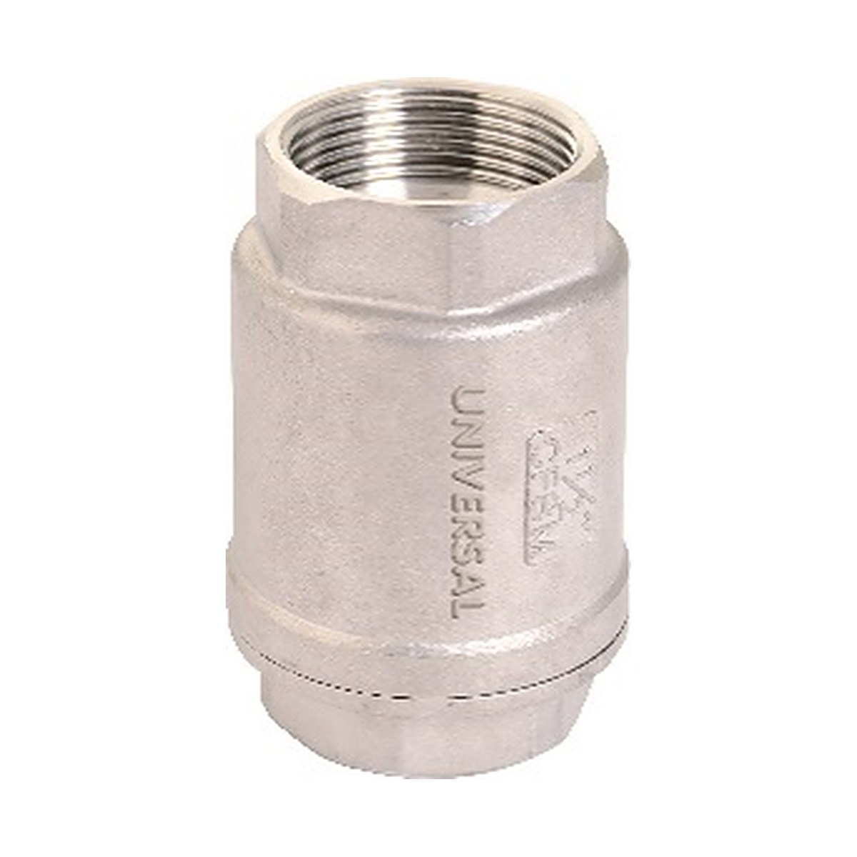 Investment Casting Spring Loaded Vertical Check Valve – Screwed End (SS 304)