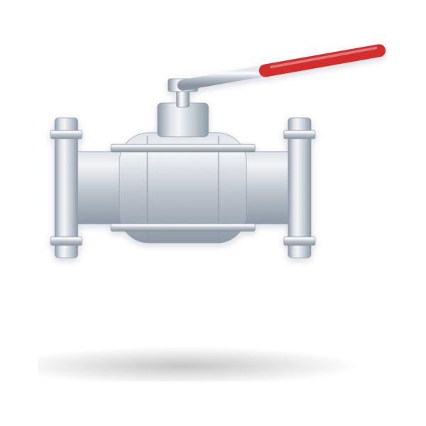 P.P. 3 Piece Ball Valve – Screwed / Flanged End